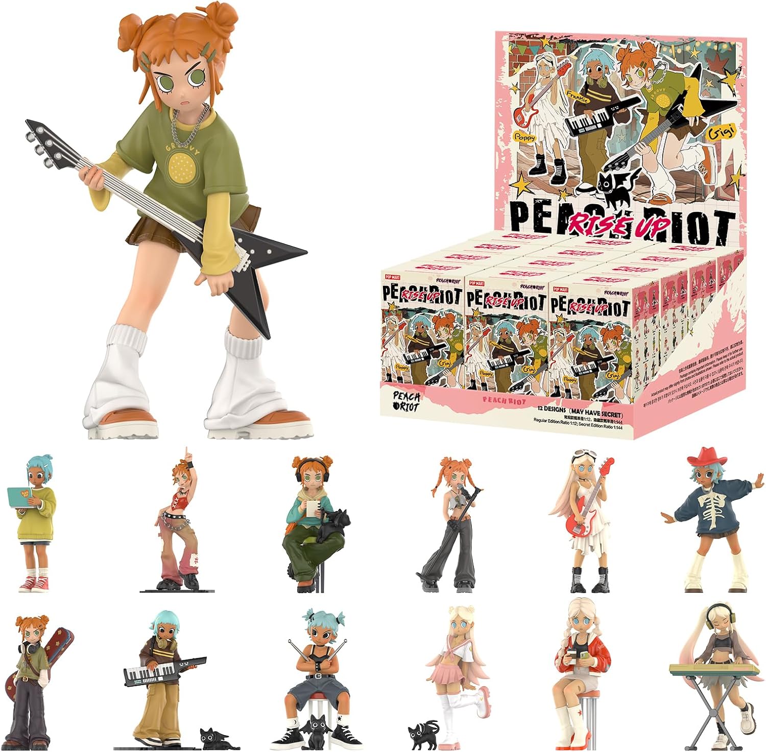 POP MART Peach Riot Rise Up Series Figures, Whole Set, | eBay